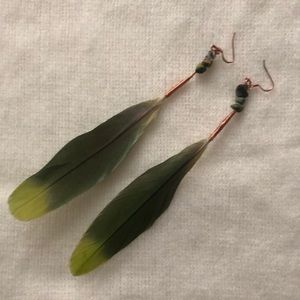 Handmade Feather Earrings